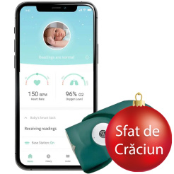  Owlet Smart Sock 3 - albastru verziu 