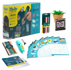  3Doodler Start+ cu 147 de rezerve + 12 șabloane + 9 carduri 