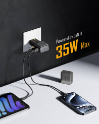 Voltme VITO Go EzTravel Încărcător de călătorie 35W (negru)