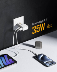 Voltme VITO Go EzTravel Încărcător de călătorie 35W (alb)