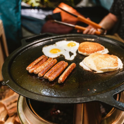 Placă de grătar pentru soba Ranger Solo cu extensie