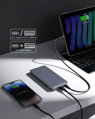 Voltme HyperCore 20K Ultra 20000mAh 22,5W - albastru intens