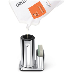 Simplehuman 414ml + suport pentru burete - oțel inoxidabil strălucitor