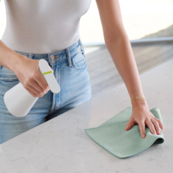 Simplehuman cârpă de curățare din microfibră - verde salvie