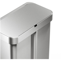 Simplehuman Dual Sensor 58 L (34/24) - Oțel inoxidabil