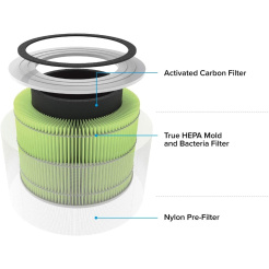 Filtru pentru bacterii și virusuri Levoit City 300-RF-MB