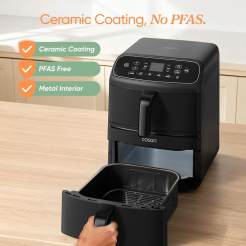 Cosori Turbo Tower 10,8 L, ceramică - negru