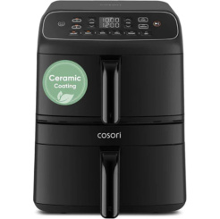 Frigider cu aer cald Cosori Turbo Tower Compact 8,6 L, ceramică - negru 