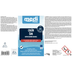 mediPOOL Rapid - granule de clor 1,0 kg