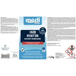 mediPOOL Rapid-BOOST granule de clor 1,2 kg