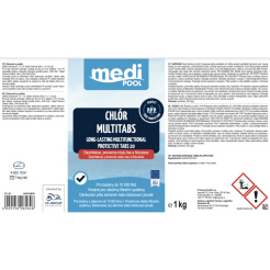 mediPOOL Tablete multifuncționale cu dizolvare lentă (fără cupru) 20 g 1,0 kg