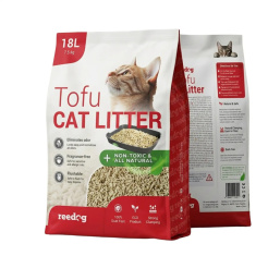  Reedog nisip pentru pisici Tofu 18 l / 7,5 kg 