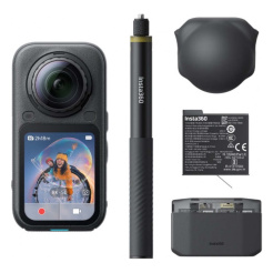  Pachetul Insta360 X6 Essentials, culoare Midnight Black 