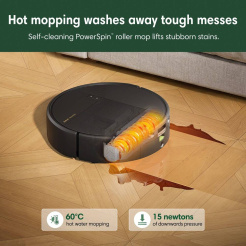 iRobot Roomba Plus 675 Combo + stație de încărcare AutoWash – negru
