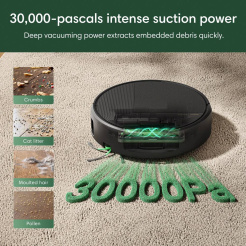 iRobot Roomba Plus 675 Combo + stație de încărcare AutoWash – negru
