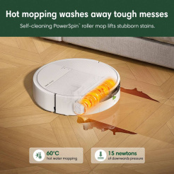 iRobot Roomba Plus 675 Combo + stație de încărcare AutoWash – alb