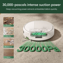 iRobot Roomba Plus 675 Combo + stație de încărcare AutoWash – alb