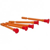 Set de cinci rachete din plastic