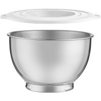 Recipient de 5,5 l din oțel inoxidabil cu mâner și capac de depozitare