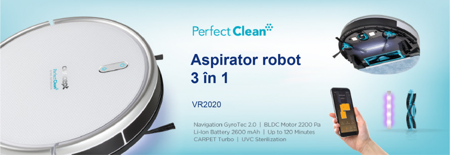 Prezentare aspirator robot Concept VR2020
