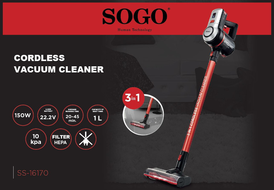 Introducere a aspiratorului SOGO SS-16170