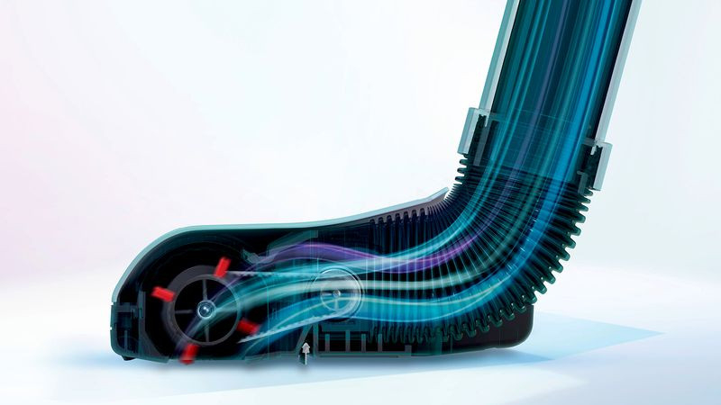 Perie AllFloor - o singură duză pentru aspirarea ușoară a tuturor tipurilor de podele