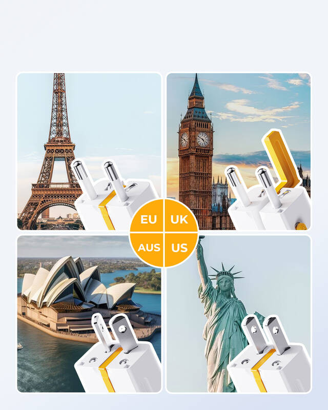 Adaptor de călătorie Voltme VITO Go EzTravel 35W