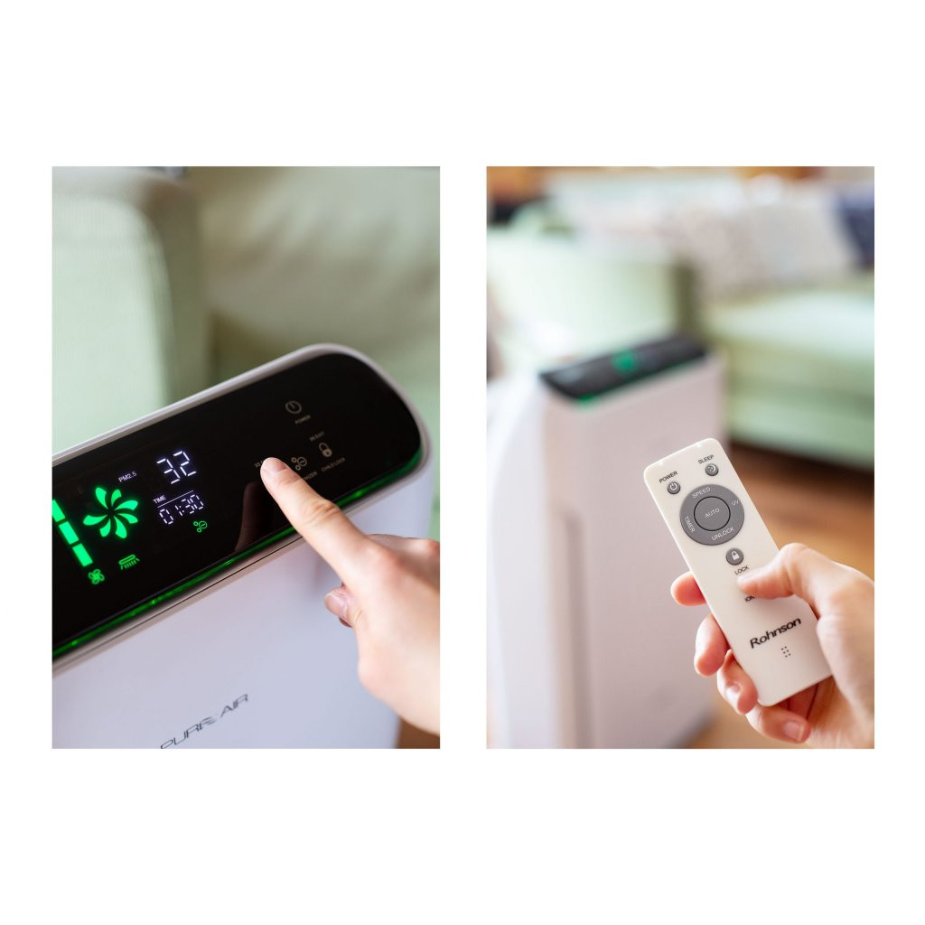 Control inteligent cu senzori sensibili de calitate a aerului