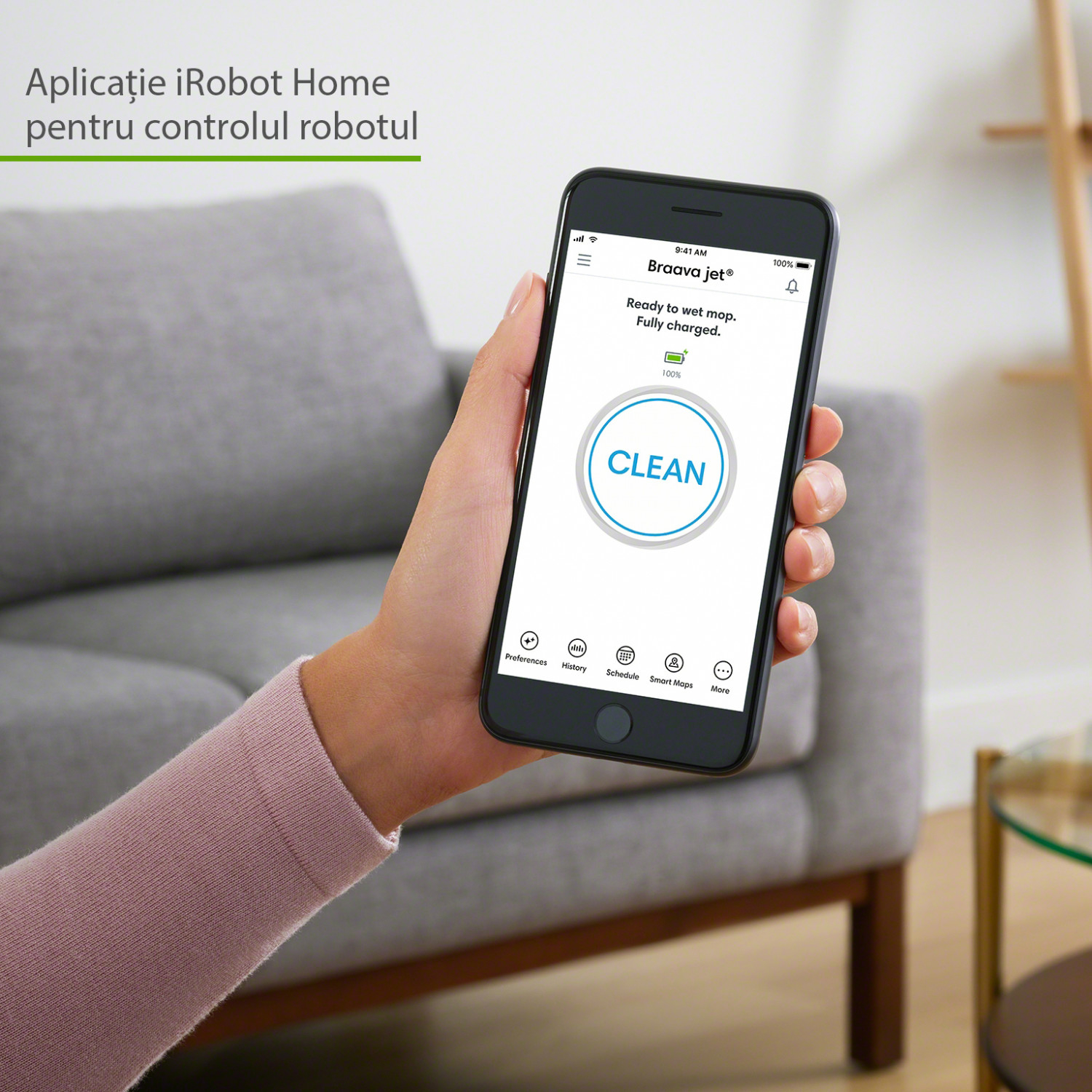 Aplicația iRobot HOME