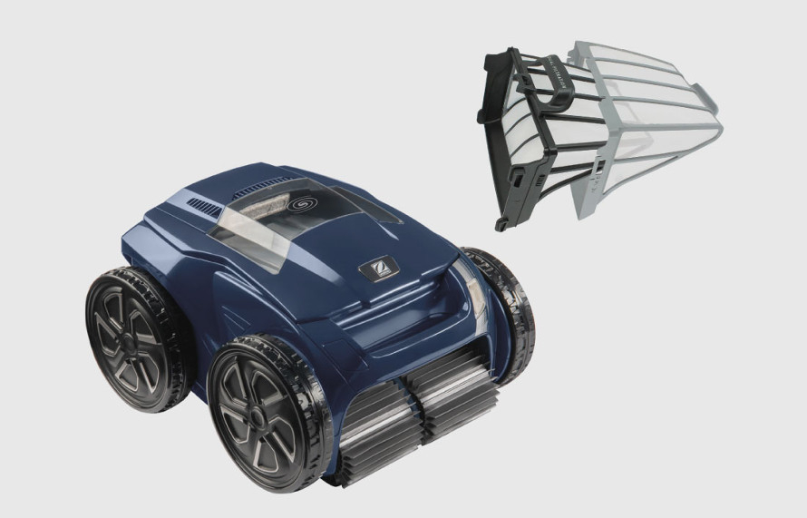 Coș dublu de filtrare ușor detașabil