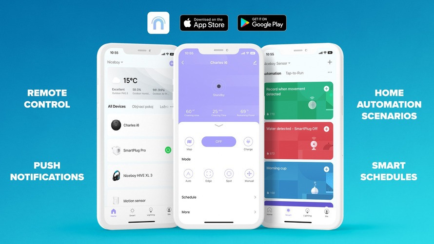 Evită obstacolele și căderile datorită tehnologiei inteligente Red SENSE
