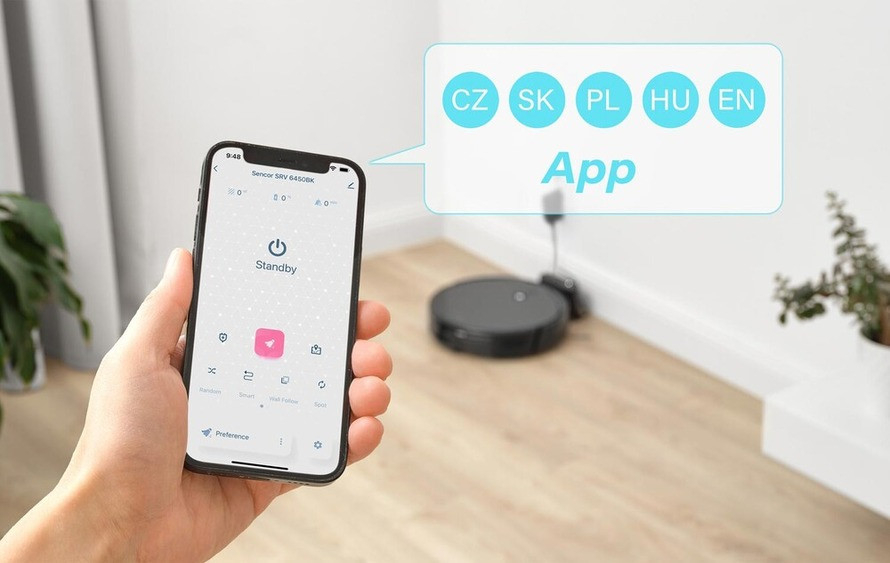 Controlul de pe telefon