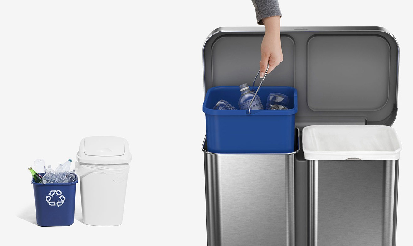 Reciclează ca un profesionist, folosind două containere