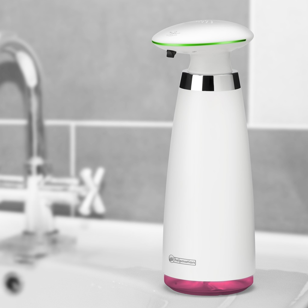 Vă prezentăm dosatorul de săpun fără contact Helpmation V473